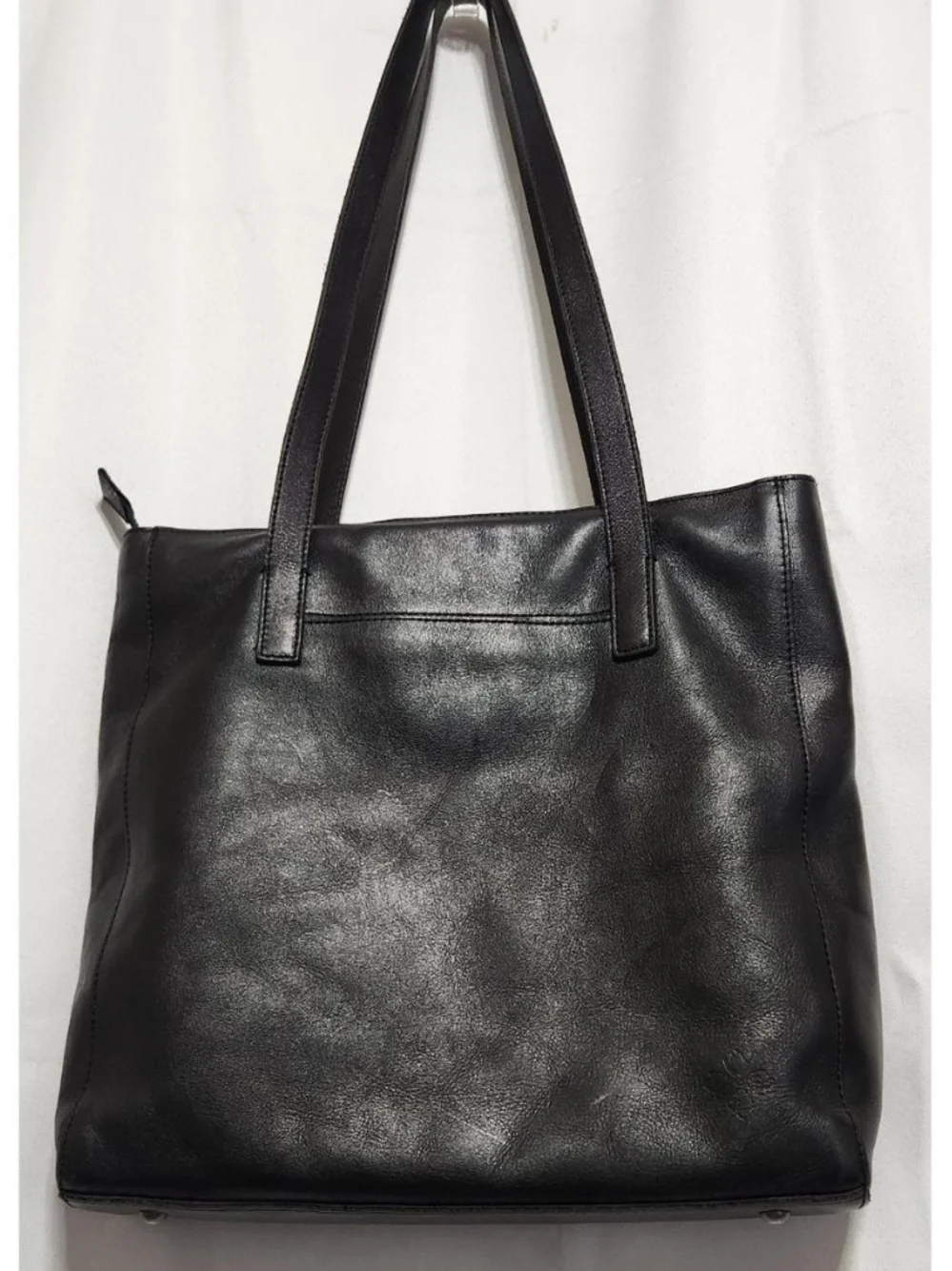 Patricia Nash Classic Black Leather Tote
